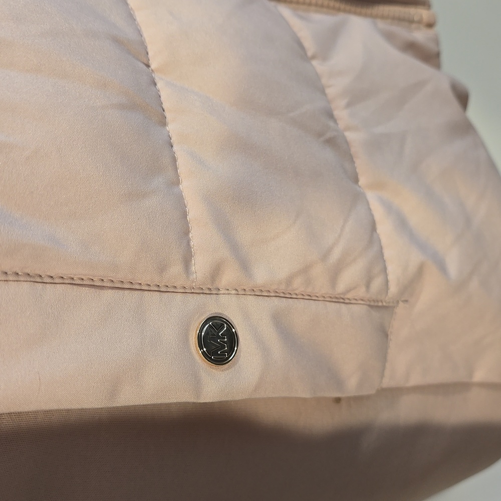 Michael Kors Womens Size L Quilted Jacket Coat Lightweight | Light Pink - Picture 7 of 13